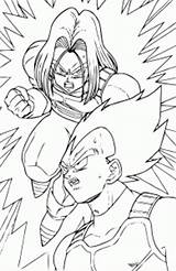 Coloring Dragon Ball Trunks Goku Kids Pages Zamasu Vegeta Super Dragonball Few Details Printable sketch template