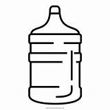 Bottle Botella Gallon Clipart Garrafa Ausmalbilder Wasserflasche Flasche Ultracoloringpages sketch template