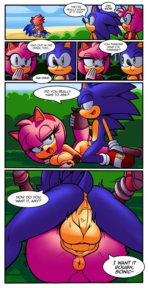 rule 34 amy rose anthro anus ass big penis breasts clothed clothed sex clothing comic