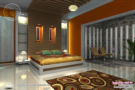 renderings  bedroom interior design kerala home design  floor plans  houses