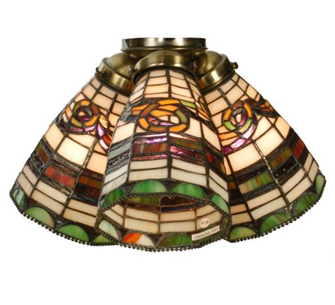 Add Decor And Lighting To Your Room Using Stained Glass Ceiling Fan