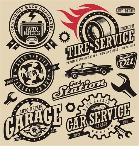 car service symbols stock vector image of speed automotive 69432558