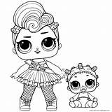 Lol Pages Dolls Coloring Printable Surprise Lil Getcolorings Colouring sketch template