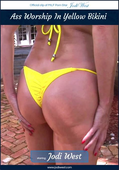 ass worship in yellow bikini jodi west clips unlimited