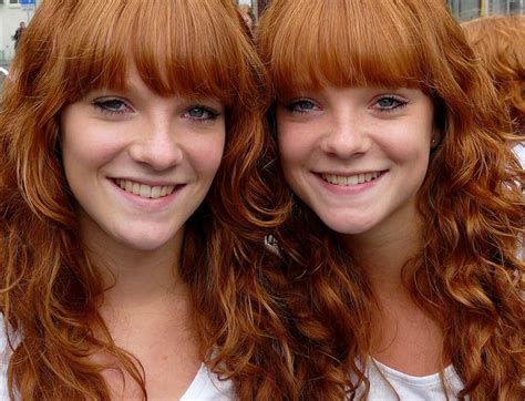 Twins Redhead Day Redheads Red Hair