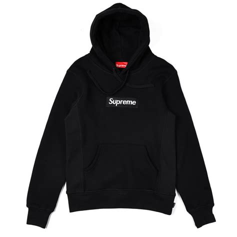black supreme box logo hoodie   cliparts  images  clipground