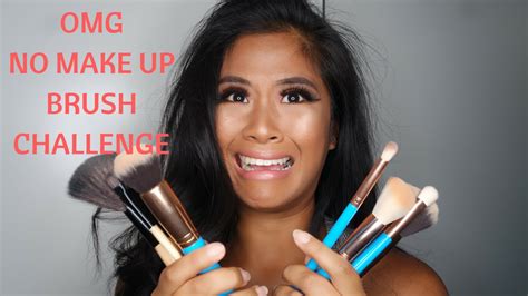 whhaaaatttt no make up brush challenge ling kt youtube