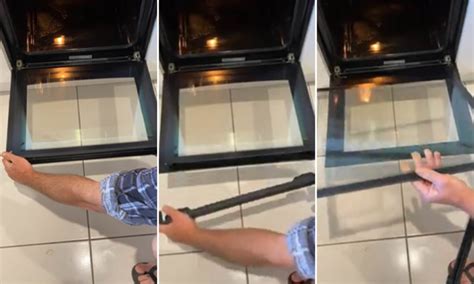 remove glass  oven door clean glass designs