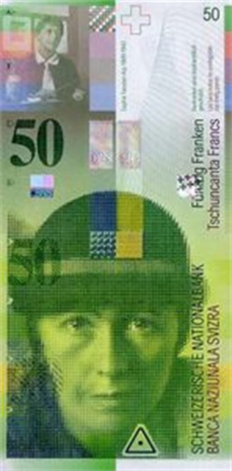banknote  franken schweiz   issue national bank worp