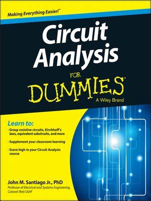 circuit analysis  dummies  john santiago overdrive ebooks audiobooks