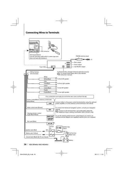 connecting wires  terminals kenwood kdc hdu user manual kenwood kdc wiring diagram