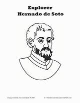 Soto Hernando Explorers Unit Kids History Studies Social Teaching Cybersleuth sketch template