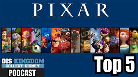 top 5 pixar movies