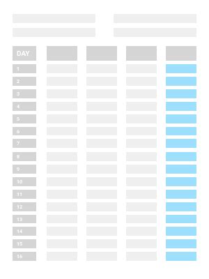 monthly timesheet template  template