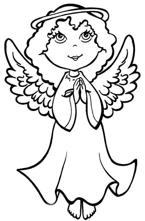 christmas angel coloring pages team colors