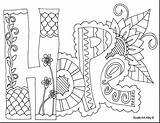 Coloring Pages Therapy Doodle Therapeutic Adults Abstract Drawing Printable Getdrawings Fascinating Color Getcolorings Print sketch template