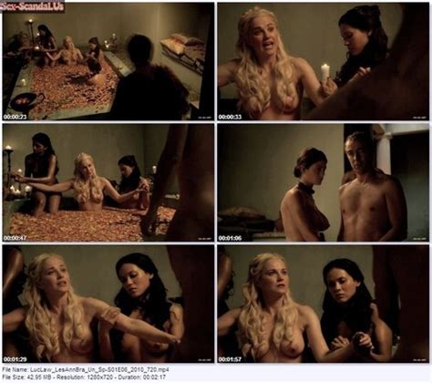 gwendoline taylor anna hutchison ellen hollman lucy lawless sex scenes in “spartacus