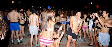 so long scantily clad co eds ucla puts an end to undie run laist