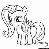 Coloring Fluttershy Lovely sketch template