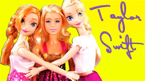 Taylor Swift Meets Frozen Elsa Anna And Disney Princess