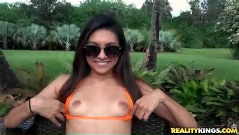 skinny bikini girl serena torres models outdoors outdoor
