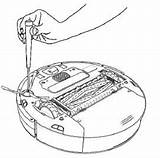 Roomba Spinning Irobot Brush Properly sketch template
