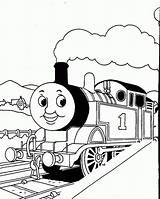 Coloring Thomas Pages Train Printable Library Clipart sketch template