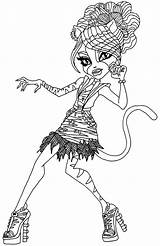 Coloring Monster High Pages Venus Elfkena Meowlody Shake Zombie Getcolorings Deviantart sketch template
