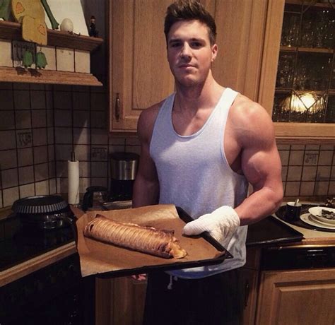 hot guys posing with food they ll never eat will make you