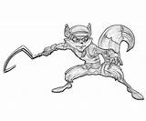 Sly Cooper Thieves Time Coloring Pages Character Another sketch template