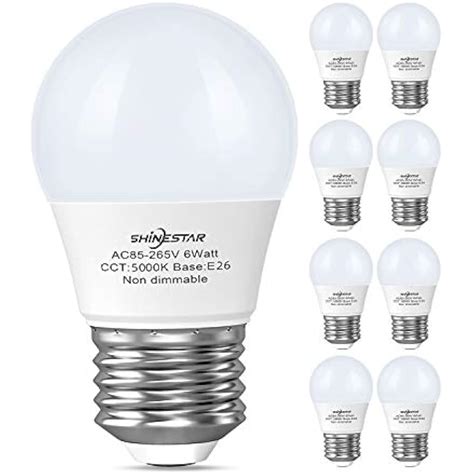 pack  led ceiling fan light bulbs  watt equivalent  daylight  ebay