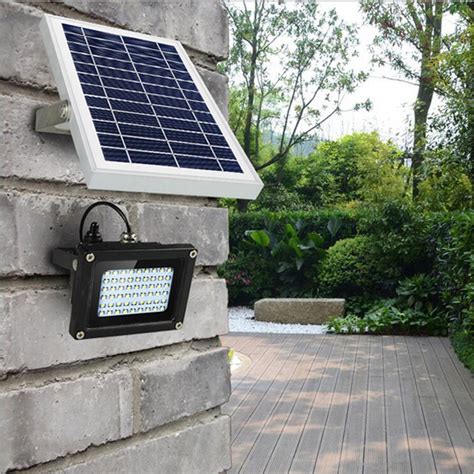 solar outdoor lights  lumens outdoor indoor solar flood light  led solar ebay