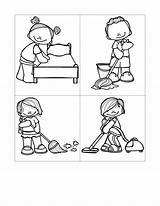 Chore Printable Kids Worksheets Kindergarten Para Cards Help Chores Chart Niños Around Colorear Preschool Koriathome Printables Artículo Choose Board La sketch template