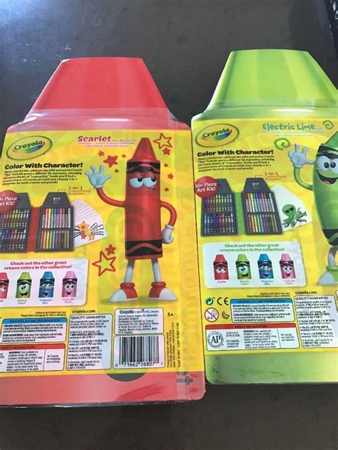 crayola tip art kit scarlet 04 6807 and electric lime pack of 2