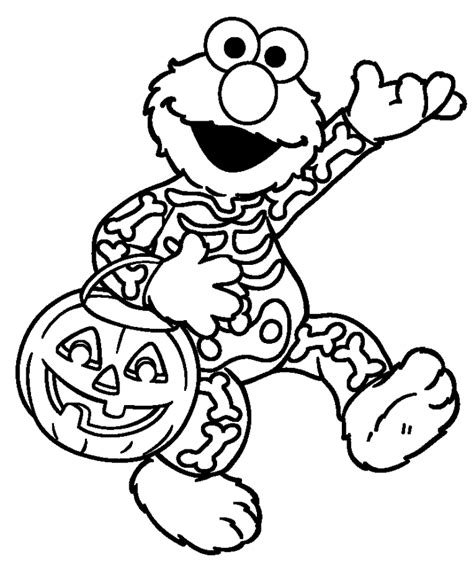 elmo halloween coloring pages  kids coloring pages elmo