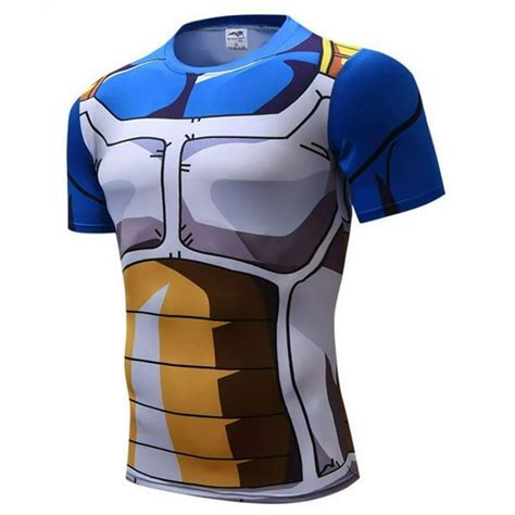 Aesthetic Cosplay Vegeta Dragon Ball Z Dbz Compression T Shirt Muscle