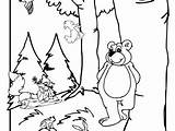Coloring Pages Forest Habitat Getdrawings Woodland Animals Getcolorings Colorings sketch template