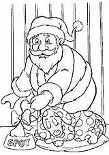 Coloring Pages Santa Claus Xmas sketch template