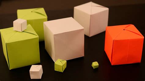 paper cube youtube
