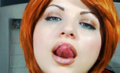 Woman Licking Her Lips Moist Tongue And Looks Free Porn 5e