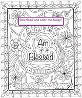 Blessed Am Coloring Scripture Downloadable Etsystatic sketch template