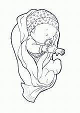 Recien Bebes Nacidos Colorear Dibujos sketch template