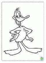 Coloring Pages Daffy Duck Dinokids Looney Print sketch template