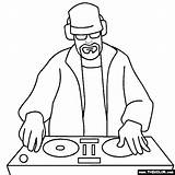 Dj Coloring Pages sketch template