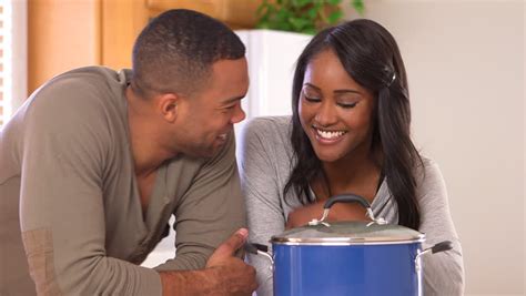 happy black couple kissing stock footage video 3957790 shutterstock
