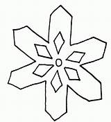 Snowflake Coloring Simple Drawing Template Patterns Pages Easy Outline Clipart Clip Printable Line Cliparts Cartoon Pattern Small Draw Templates Library sketch template