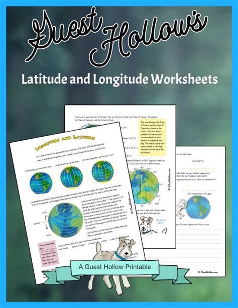 latitude  longitude worksheets guest hollow
