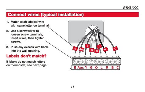 wiring  honeywell thermostat  wire thermostat wiring color code tom  tek stop  turn
