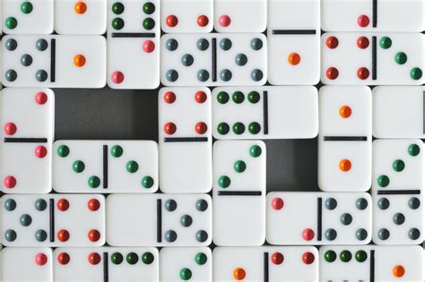 dominoes  stock photo