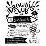 Club Drawing Poster sketch template